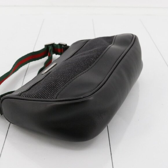 Gucci Vintage Denim Mini Web Pochette - Picture 4 of 16